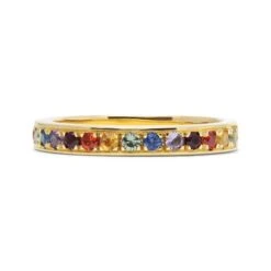 Freedom Rainbow Gold Ring