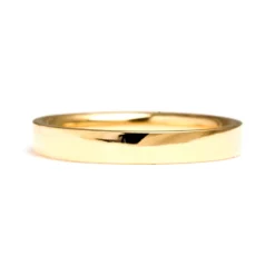Flat Court Ethical Gold Wedding Ring