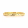 Vine Engraved Ethical Gold Wedding Ring