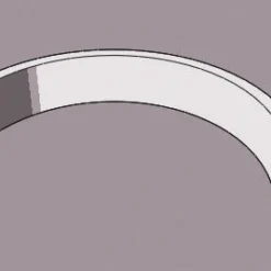 Court Ethical Platinum Wedding Ring, Wide -Plant Bargain Shop D shape profile web 2 8c490e43 0bf6 4e42 a381 a34658130b06