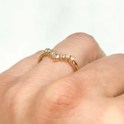 Diamond Circlet Ethical Gold Ring -Plant Bargain Shop Diamond Circlet Ethical Ring 18ct Ethical Gold 3