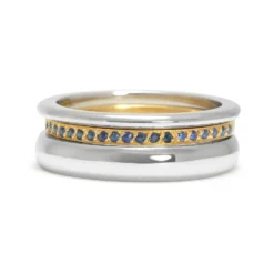 Freedom Ethical Gold Ring: 3 Bands -Plant Bargain Shop FreedomEthicalGoldWeddingRing ThreeBands