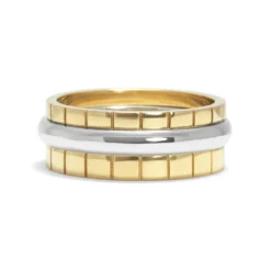 Freedom Ethical Gold Ring: 3 Bands -Plant Bargain Shop FreedomEthicalGoldWeddingRing ThreeBands2