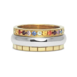 Freedom Ethical Gold Ring: 3 Bands -Plant Bargain Shop FreedomEthicalGoldWeddingRing ThreeBands4
