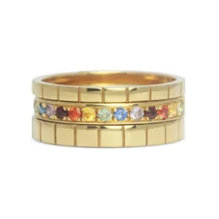 Freedom Ethical Gold Ring: 3 Bands -Plant Bargain Shop FreedomEthicalGoldWeddingRing ThreeBands5