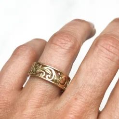 Artisan Filigree Ethical Gold Jacket Ring 15 Artisan Filigree Ethical Gold Jacket Ring -Plant Bargain Shop IMG 2341 1