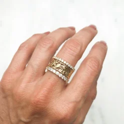 Artisan Filigree Ethical Gold Jacket Ring 20 Artisan Filigree Ethical Gold Jacket Ring -Plant Bargain Shop IMG 2610 1