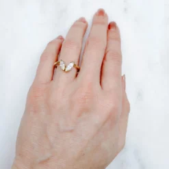 Marquise Diamond Diadem Ethical Gold Ring -Plant Bargain Shop MARQUISEDIAMONDDIADEMETHICALGOLDRING1