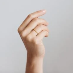 Braided Ethical Gold Ring -Plant Bargain Shop web J4B2999 Edit